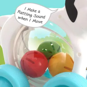 Kids & Jerry Pull Along Moo Moo Cow Toy