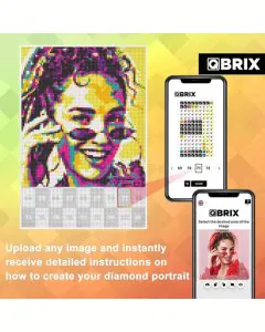 Qbrix Pop-Art Diamond Painting Kit Based On Your Photo