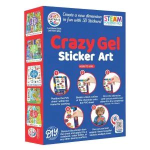 Ratna's Crazy Gel Sticker Art Super Hero