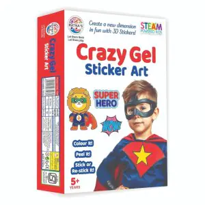 Ratna's Crazy Gel Sticker Art Super Hero