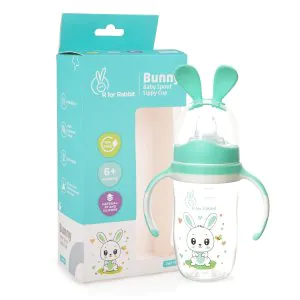 R for Rabbit Bunny Baby Spout Sippy Cup 240ML SSBNG01