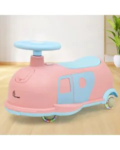 R for Rabbit Iya Iya Caravan Swing Car 3in1 Ride-On Pink Blue SCIICVPB9