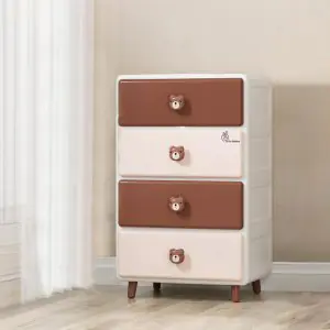 R for Rabbit Kiddo Korner Teddy Organizer Drawer - Brown White ORKKTBRW2