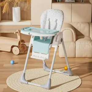 R for Rabbit Marshmallow Lite Baby Feeding High Chair Blue ‎HCMMLB2