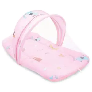 R for Rabbit Snuggy Safari Baby Bed Pink BDSSPK1