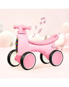 R for Rabbit Speedster Glider Baby Ride On Car Pink ROSGP05