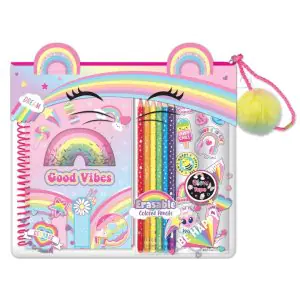 Hot Focus Coloring Journal Rainbow