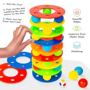 Ratna's Rainbow Tower Ball Set