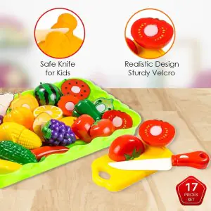 Ratna's Chop-N-Play Fruit & Veggie Kit with Tray