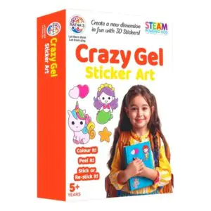 Ratna's Crazy Gel Sticker Art Unicorn & Mermaid