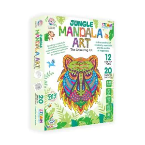Ratna's Jungle Mandala Art Colouring Kit
