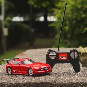 Road Burner Rechargeable Remote Control Car Mercedes-Benz SLS AMG G3 (Red)
