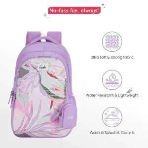 Genie Rosa 36L Lavender School Backpack