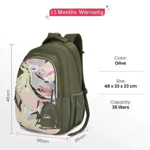 Genie Rosa 36L Olive School Backpack