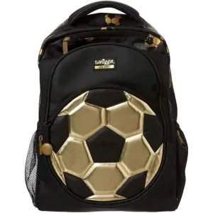 Smiggle Gold Football Kids School Backpack