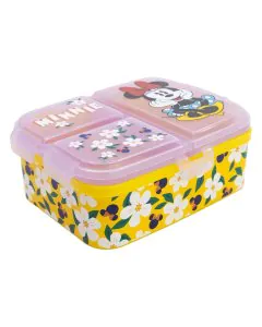 Strider XL Multi Compartment Rectangular Sandwich Box Minnie Sunshine