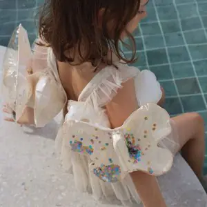 Sunny Life Kids Inflatable Arm Bands Cotton Candy Glitter S51KABCG