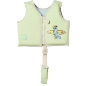 Sunny Life Kids Swim Vest 2-3 Turtle Aqua RCSVMSTA