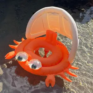 Sunny Life Inflatable Baby Float With Canopy Sonny The Sea Creature S3LBABSO