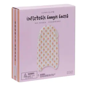 Sunny Life Inflatable Boogie Board Sea Seeker Strawberry S3LBOGSB