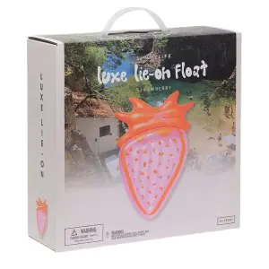 Sunny Life Luxe Lie-On Float Strawberry Pink Berry S3LLIESB