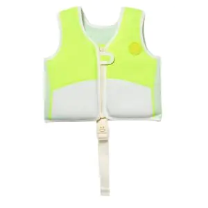 Sunny Life Swim Vest 1-2 Shark Tribe Neon Citrus SCMSVAQS