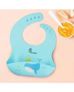 R for Rabbit Safari Silicone Bib SBSBLB01