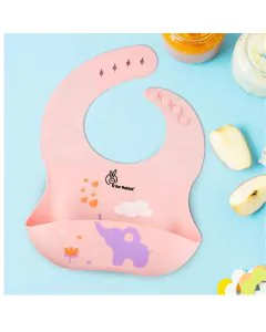 R for Rabbit Safari Silicone Bib SBSBPE01