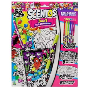 Scentos On The Go 3In1 Colouring