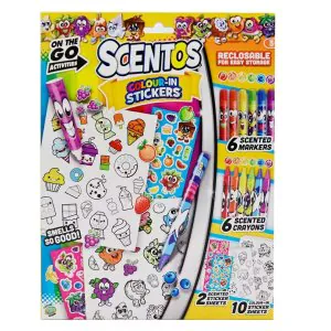 Scentos On The Go Colour In Stickers