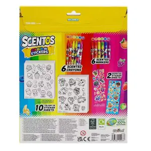 Scentos On The Go Colour In Stickers