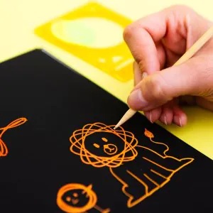 Bookoli Scratch Art Spiro
