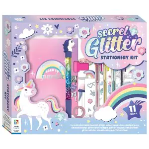 Hinkler Secret Glitter Stationery Kit