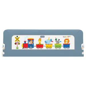Hopop Secure Sleep Baby Bed Rail Guard Blue