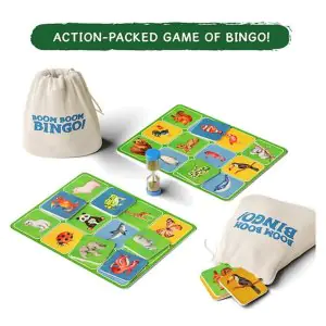 Skillmatics Animal World Boom Boom Bingo