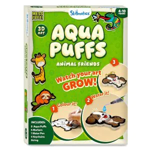 Skillmatics Aqua Puffs Animals Friends Art Kit