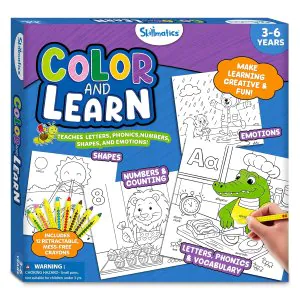Skillmatics Colour and Learn Letters, Numbers, Phonics and Shapes