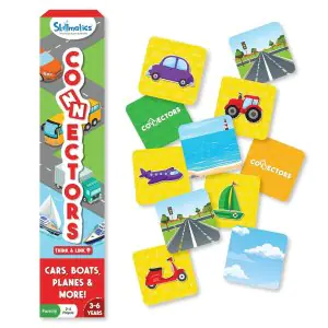 Skillmatics Connectors Cars, Boats, Planes & More