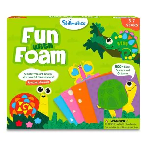 Skillmatics Fun with Foam Amazing Animals Sticker Art Activity