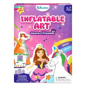 Skillmatics Inflatable Art Unicorns & Princesses