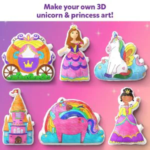 Skillmatics Inflatable Art Unicorns & Princesses