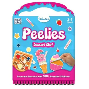 Skillmatics Peelies Dessert Chef 100+ Reusable Stickers