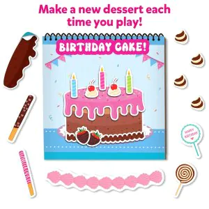 Skillmatics Peelies Dessert Chef 100+ Reusable Stickers
