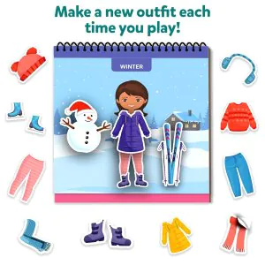 Skillmatics Peelies Dress Up! 100+ Reusable Stickers