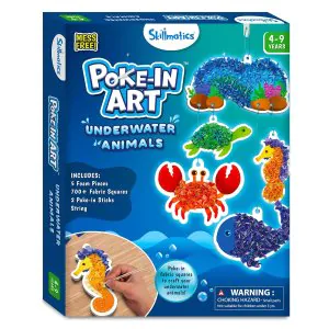 Skillmatics Poke-in Art Underwater Animals