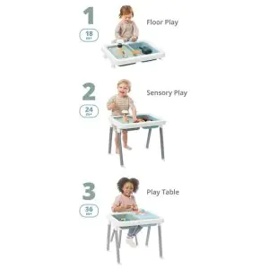 Skip Hop Discoverosity 3-Stage Activity Center & Play Table - White