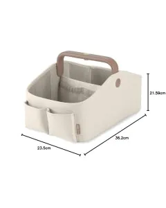 Skip Hop Nursery Style Light-Up Diaper Caddy Oat