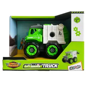 Skoodle My First Build and Go City Service Compactor Garbage Truck