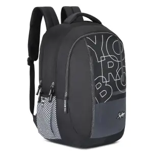 Skybags Klan 03 School Backpack Black
