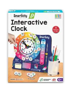 Smartivity DIY Interactive Clock With Stationary Organiser